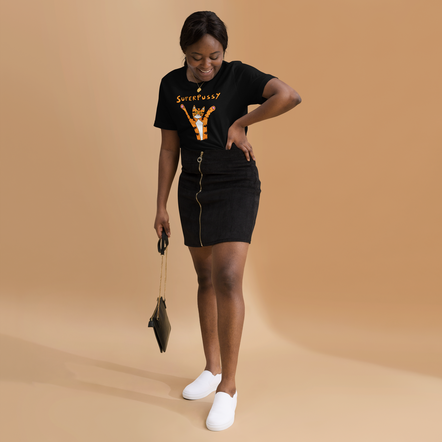 Superpussy Cat Unisex Short Sleeve T-Shirt | Super Soft