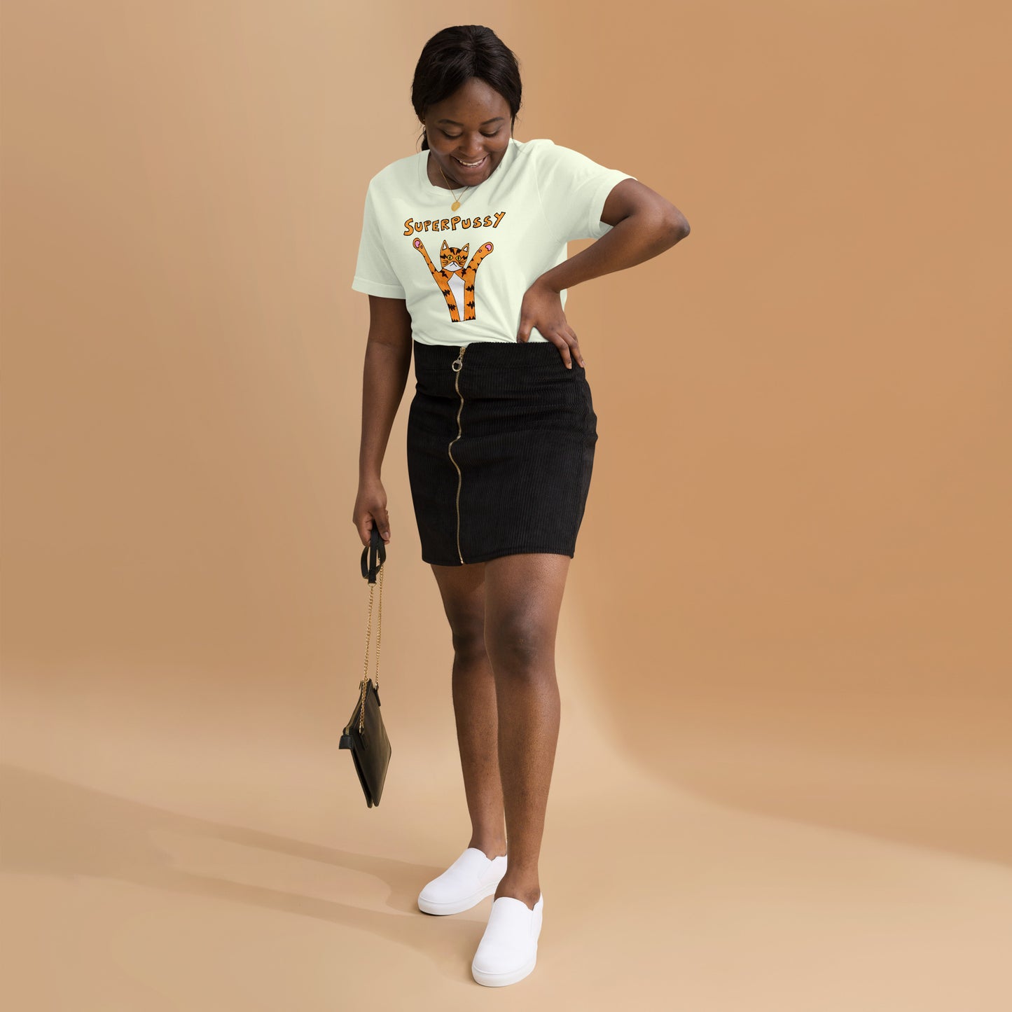 Superpussy Cat Unisex Short Sleeve T-Shirt | Super Soft