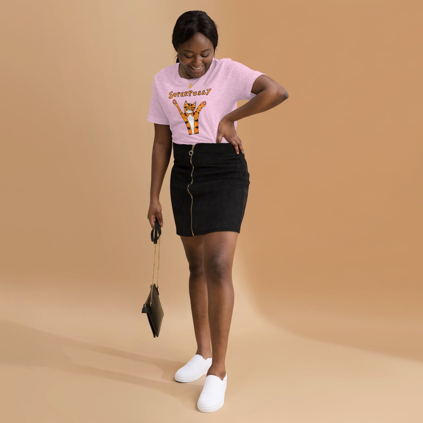 Superpussy Cat Unisex Short Sleeve T-Shirt | Super Soft