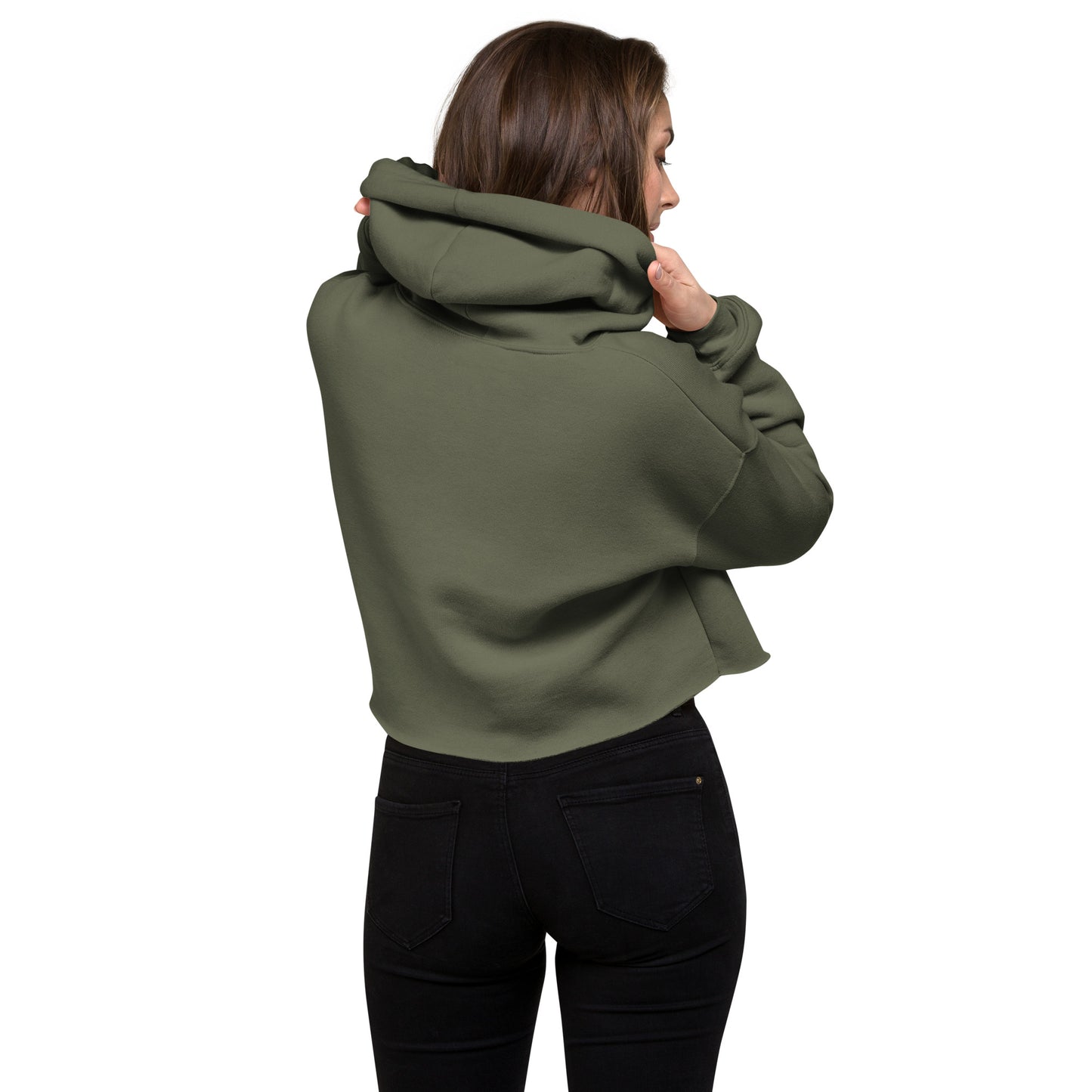 Superpussy Cat Cropped Hoodie Sweatshirt