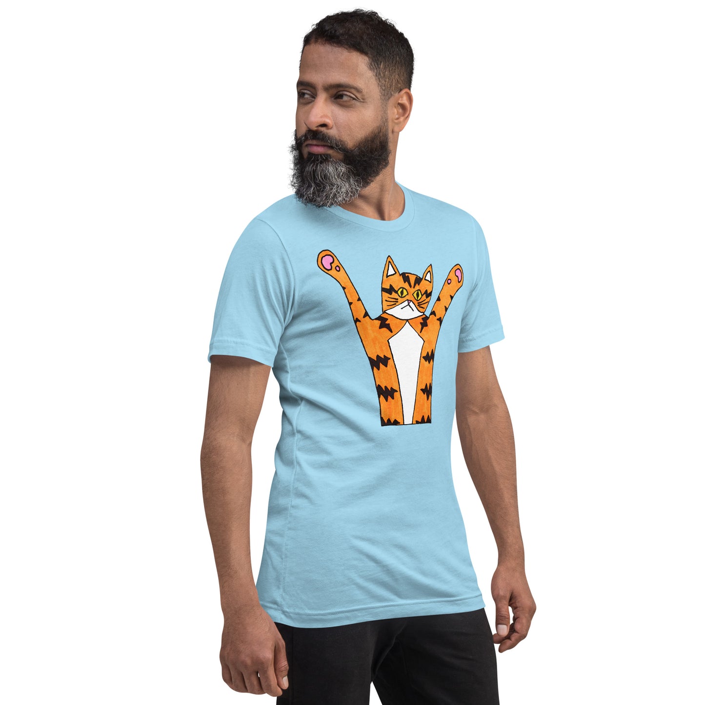 Funky Orange Cat T-Shirt, Unisex